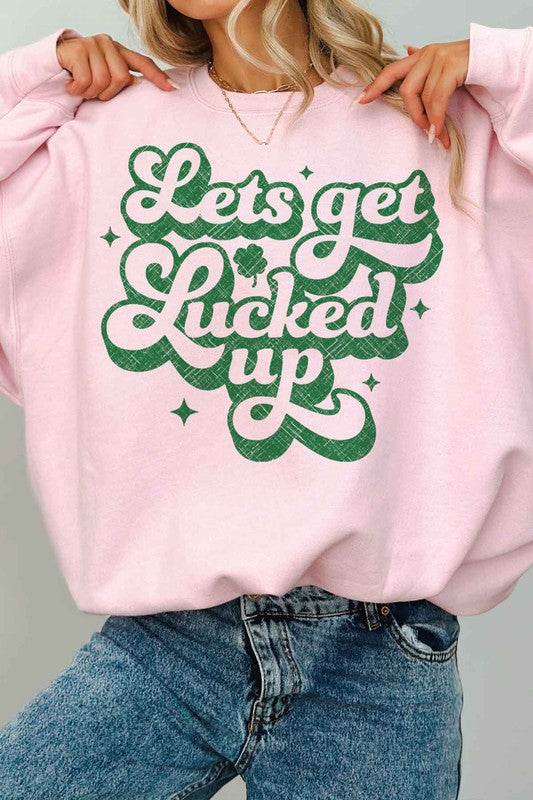 LUCKED UP ST PATRICKS OVERSIZED SWEATSHIRT