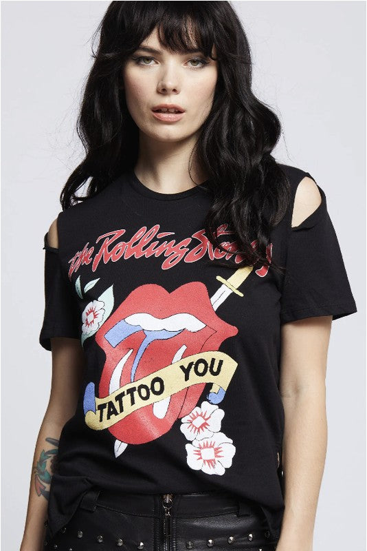 Tattoo You Slit Sleeve Tee