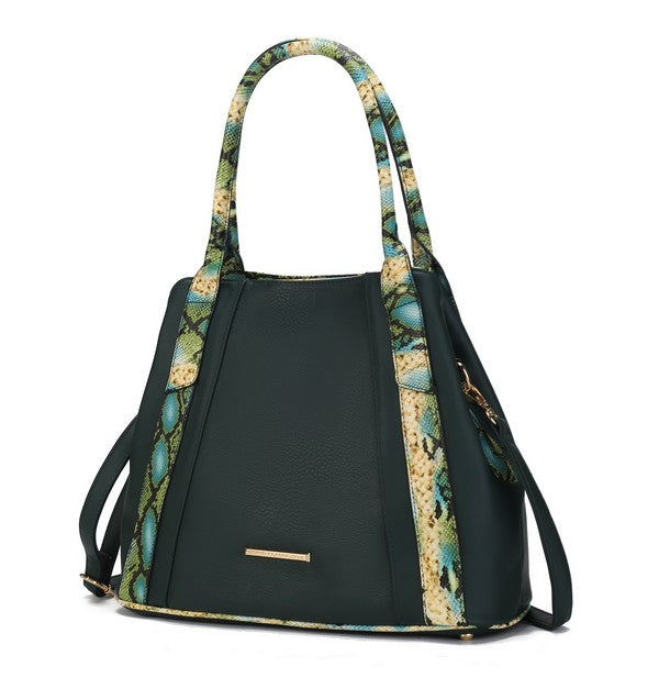 Kenna Snake embossed Tote Bag