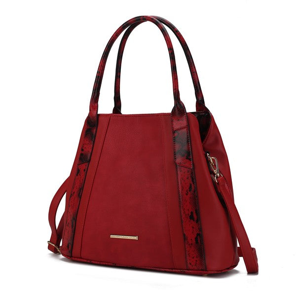 Kenna Snake embossed Tote Bag