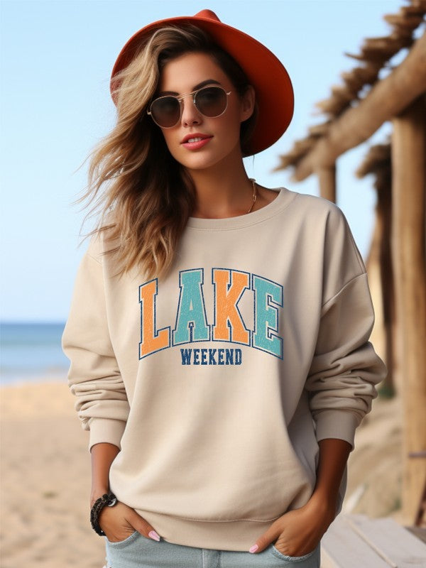 Lake Weekend CrewNeck Sweatshirt