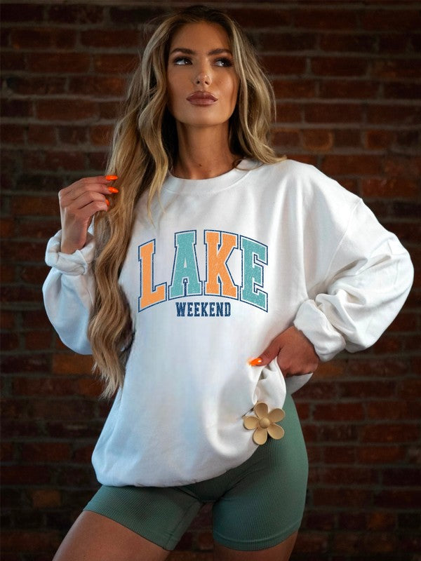 Lake Weekend CrewNeck Sweatshirt