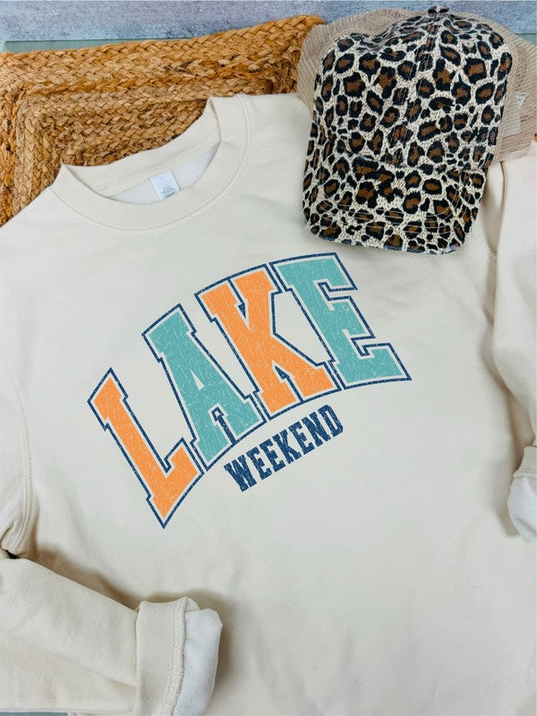 Lake Weekend CrewNeck Sweatshirt