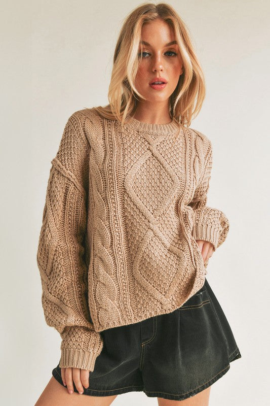 Adela Cable Knit Sweater