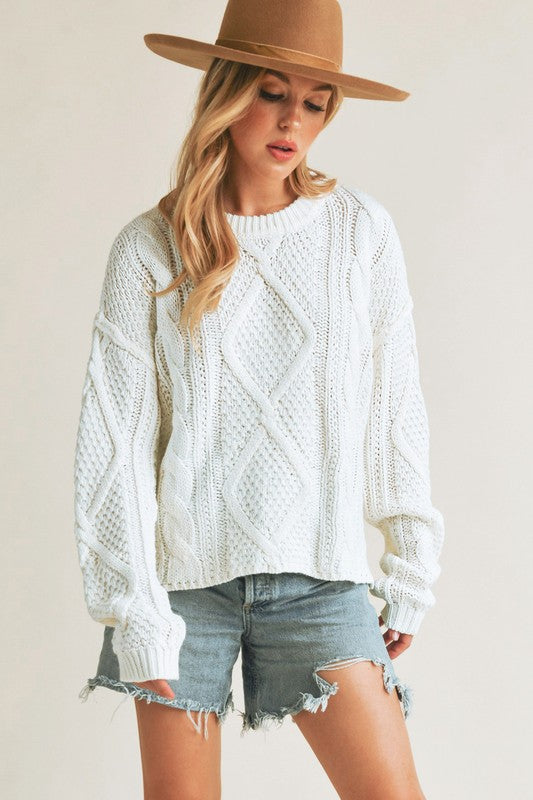 Adela Cable Knit Sweater