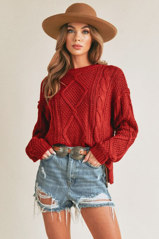 Adela Cable Knit Sweater