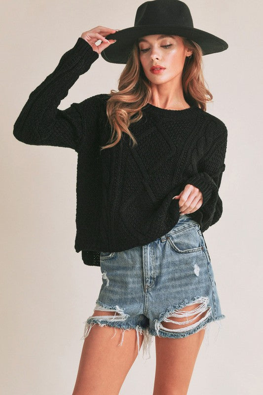 Adela Cable Knit Sweater