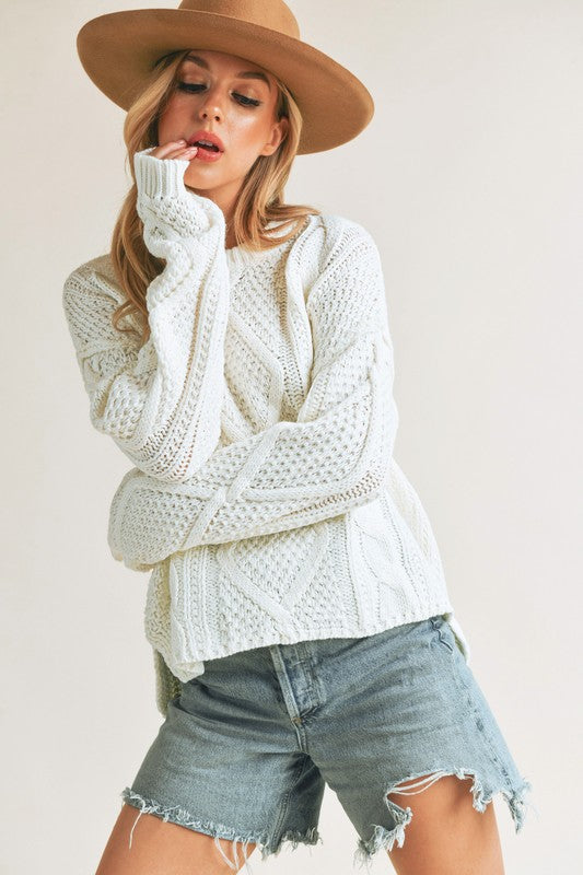 Adela Cable Knit Sweater