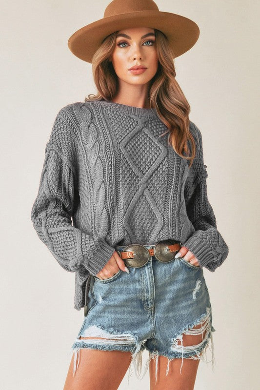 Adela Cable Knit Sweater