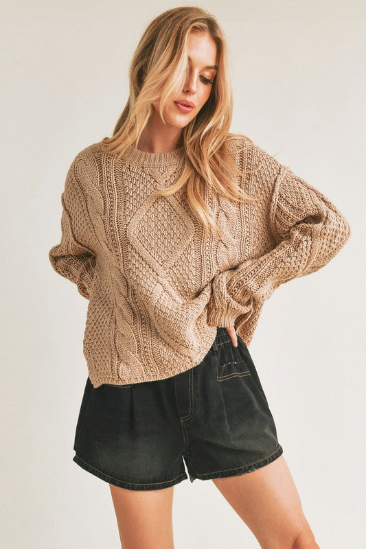 Adela Cable Knit Sweater