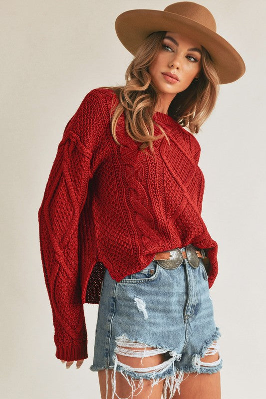 Adela Cable Knit Sweater