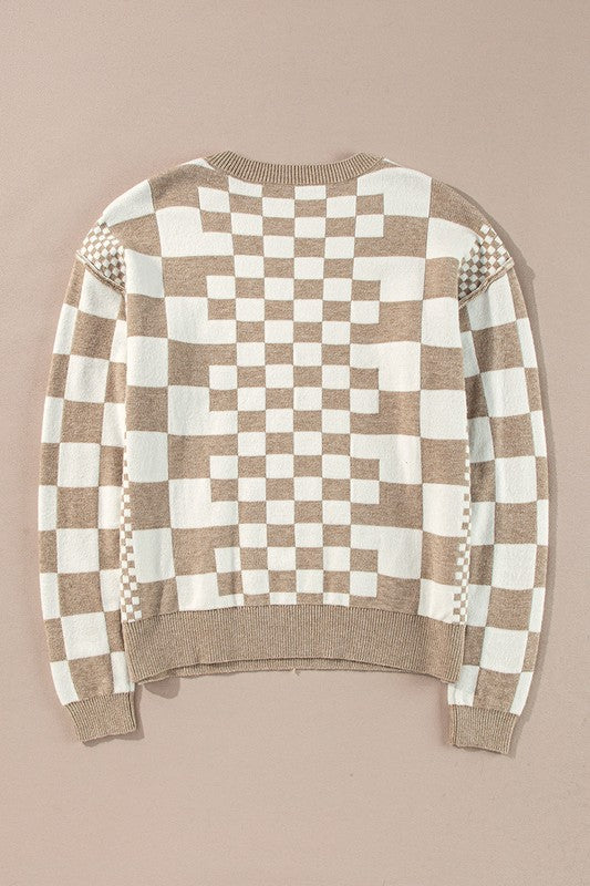 Gwen Checkered Sweater