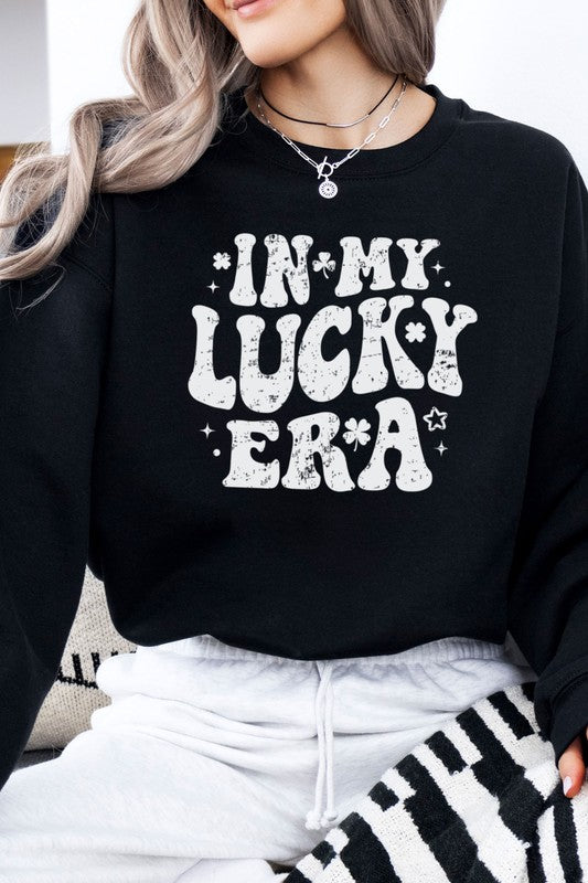 In My Lucky Era, St Patrick's Graphic Sweatshirt