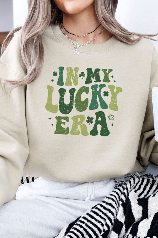 In My Lucky Era, St Patrick's Graphic Sweatshirt