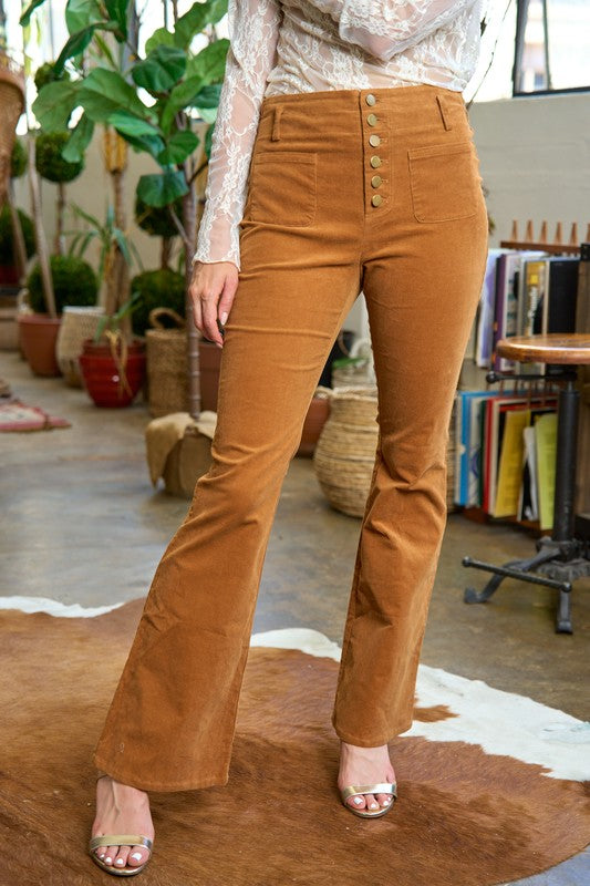 Sunshine Corduroy Flare Pants