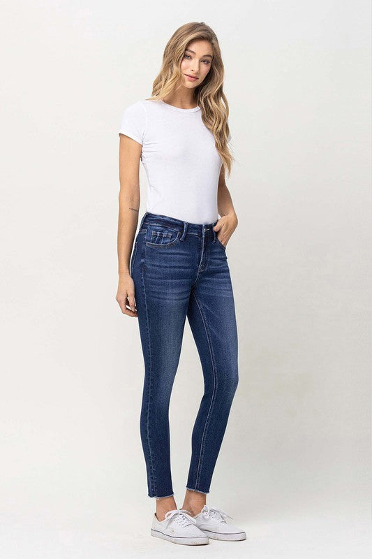 Josie Mid Rise Crop Skinny