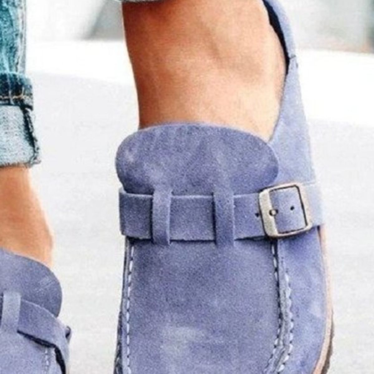 Janice Casual Buckle Loafers