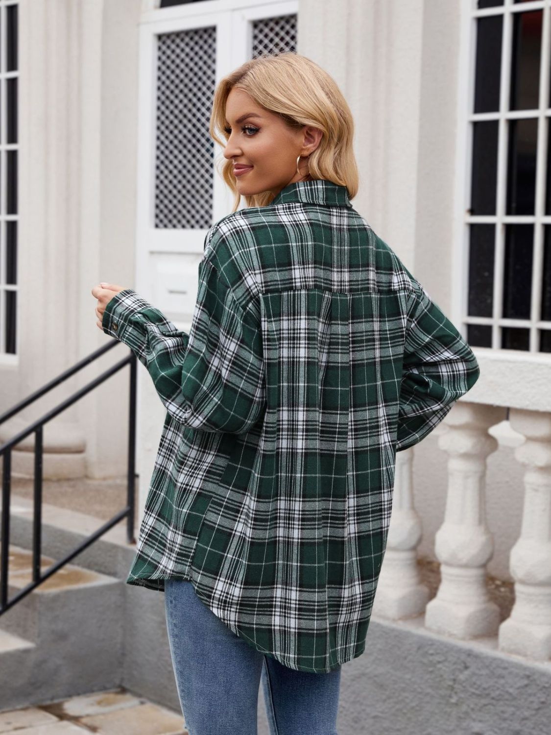 Staci Plaid Long Sleeve Shirt