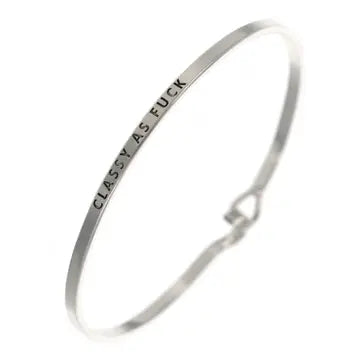 Classy as F*ck Bangle Bracelet