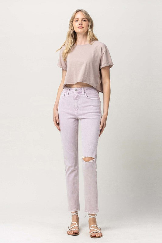 Xandra Stretch Mom Jeans