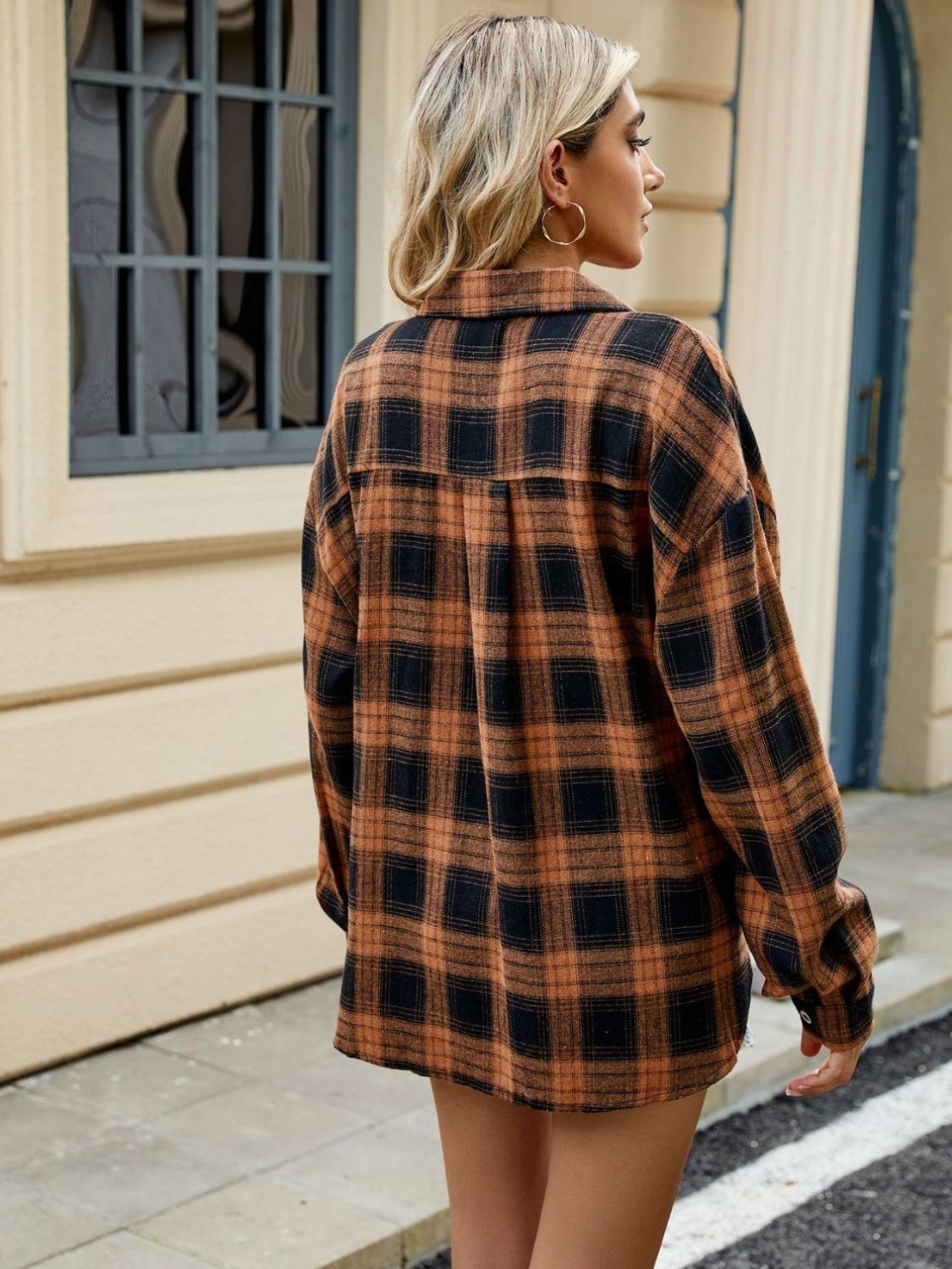 Cynthia Plaid Long Sleeve Shirt