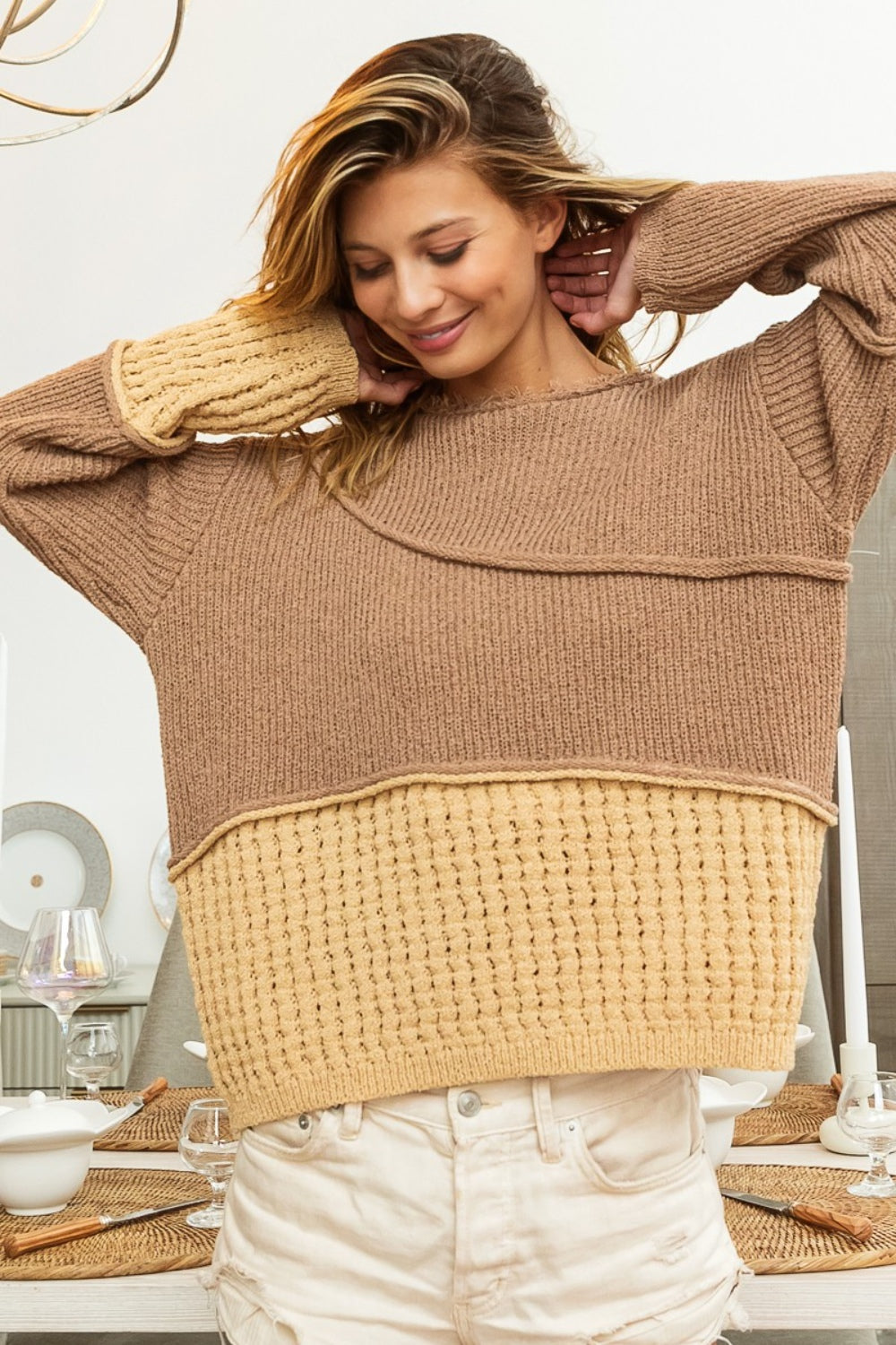 Callie Drop Shoulder Sweater