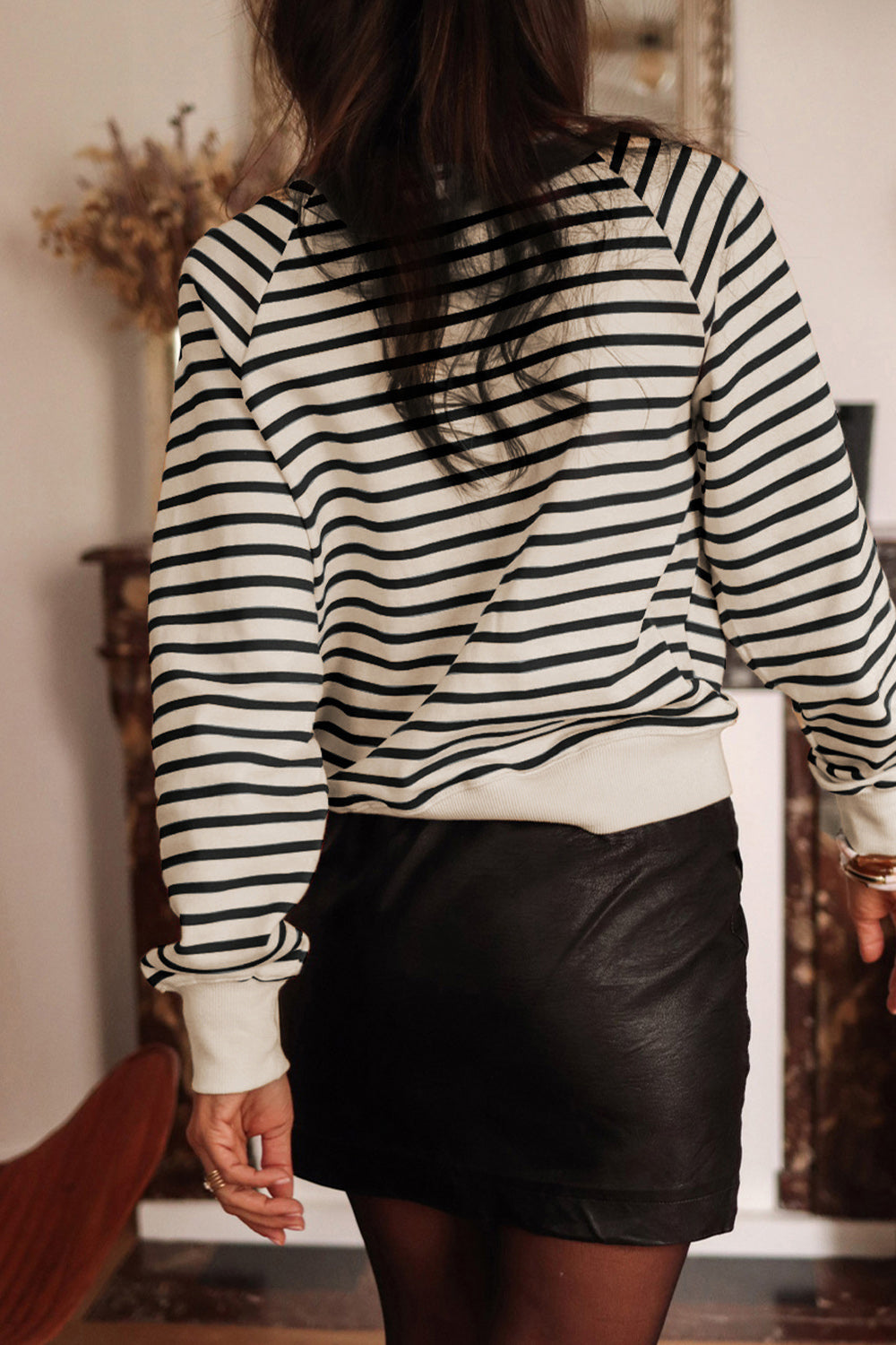 Itallia Stripe Sweatshirt