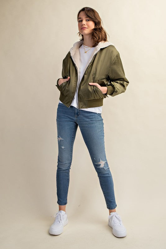 Robin Reversable Lined Bomber