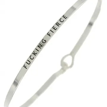 F-ing Fierce Bangle Bracelet