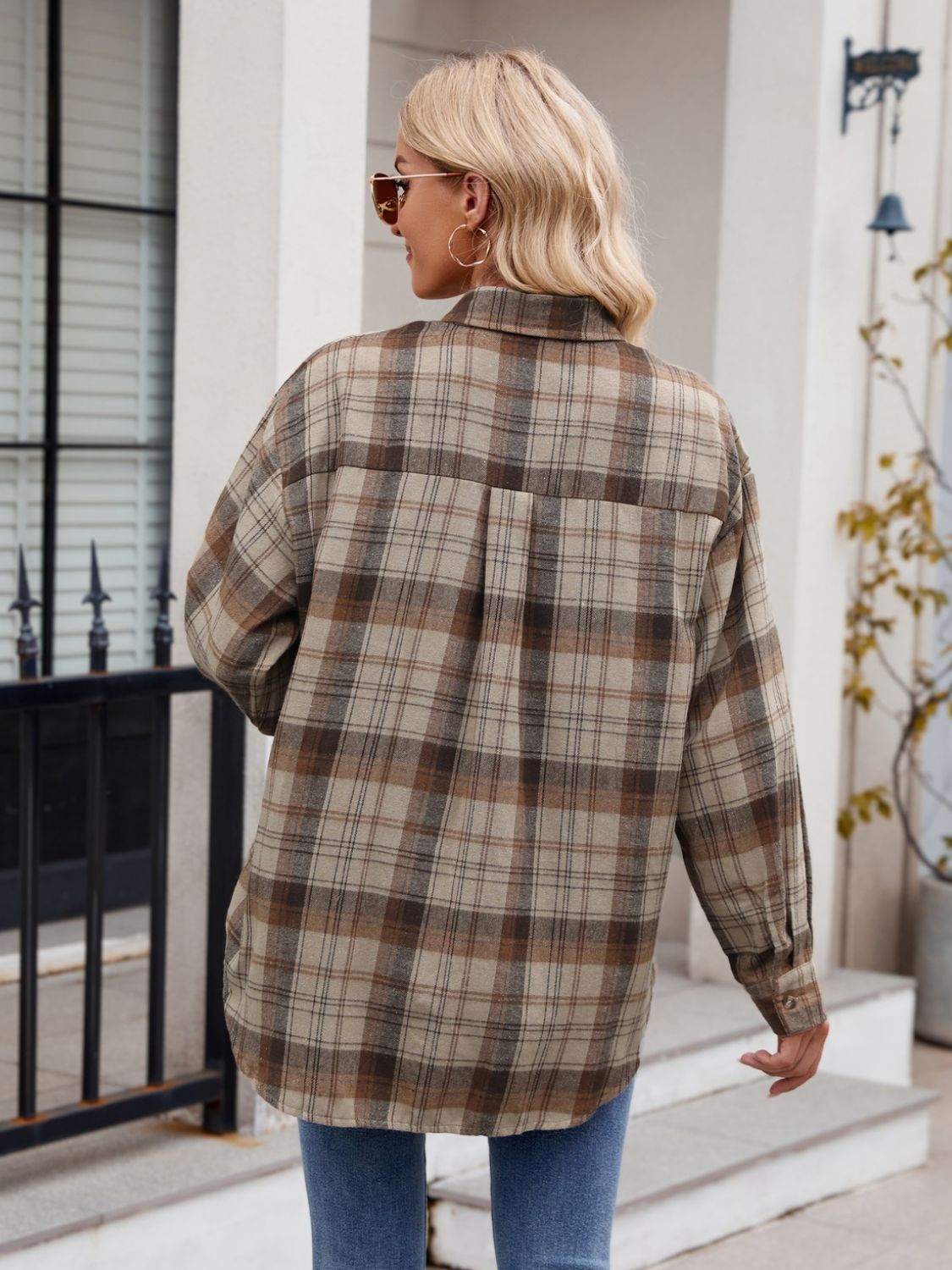 Staci Plaid Long Sleeve Shirt