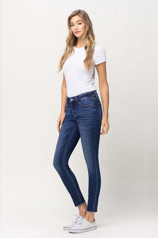 Josie Mid Rise Crop Skinny