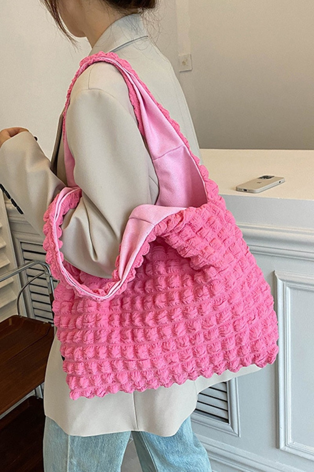 Eve Cloud Puffy Shoulder Tote Bag