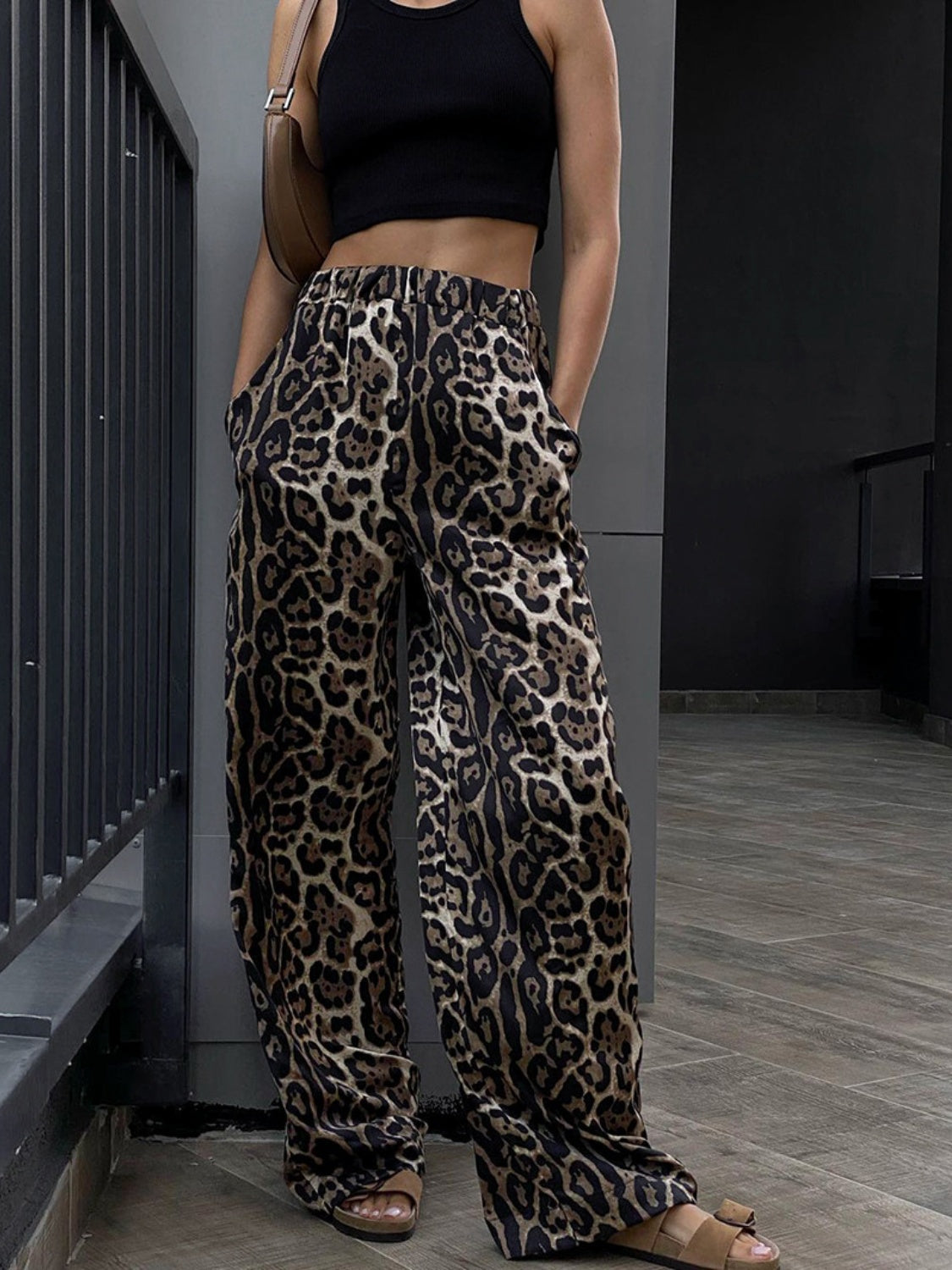 Liana High Waist Wide Leg Pants