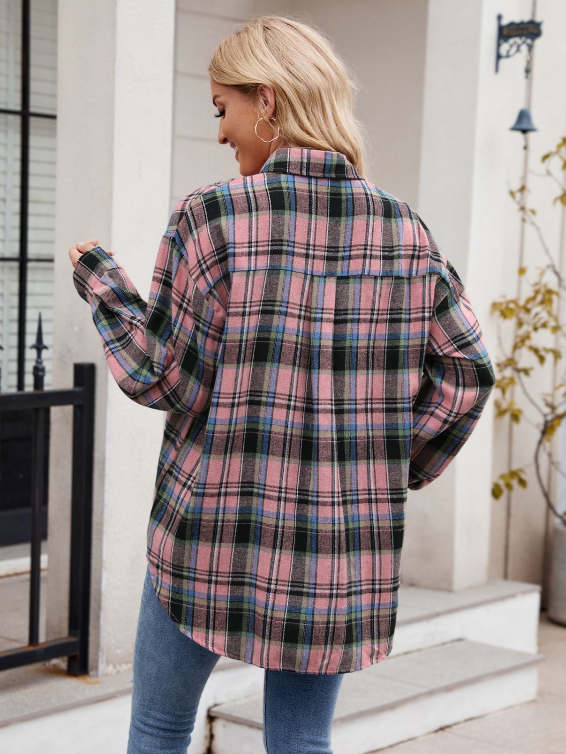 Staci Plaid Long Sleeve Shirt