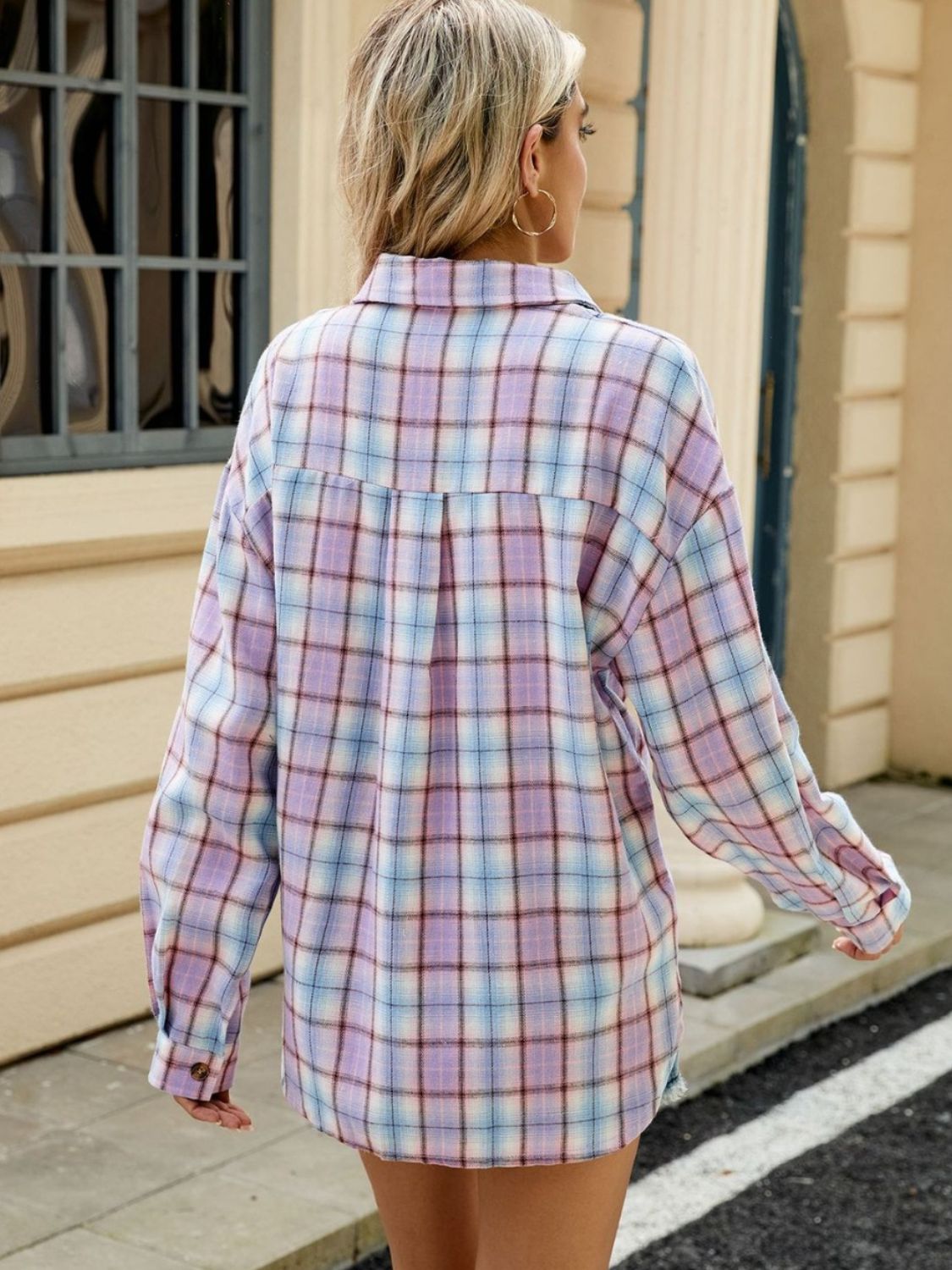 Cynthia Plaid Long Sleeve Shirt