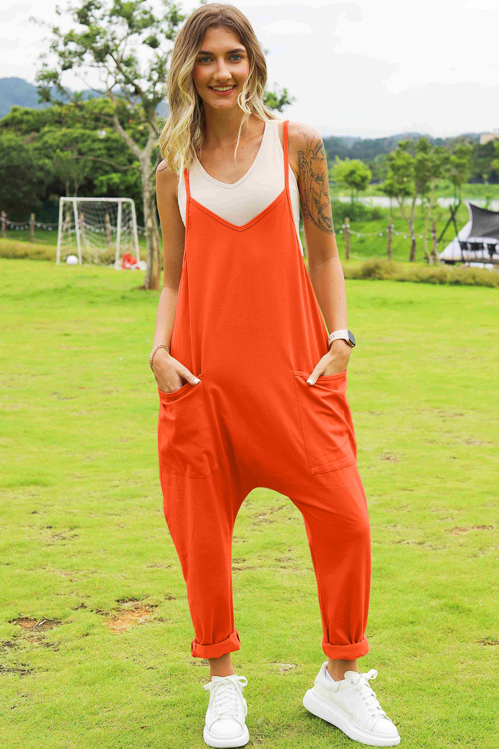 Ashley Pocket Jumpsuit