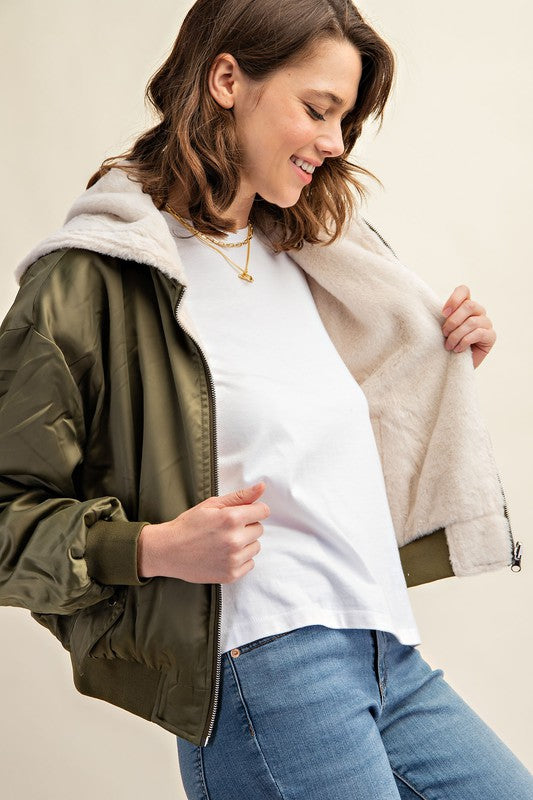 Robin Reversable Lined Bomber