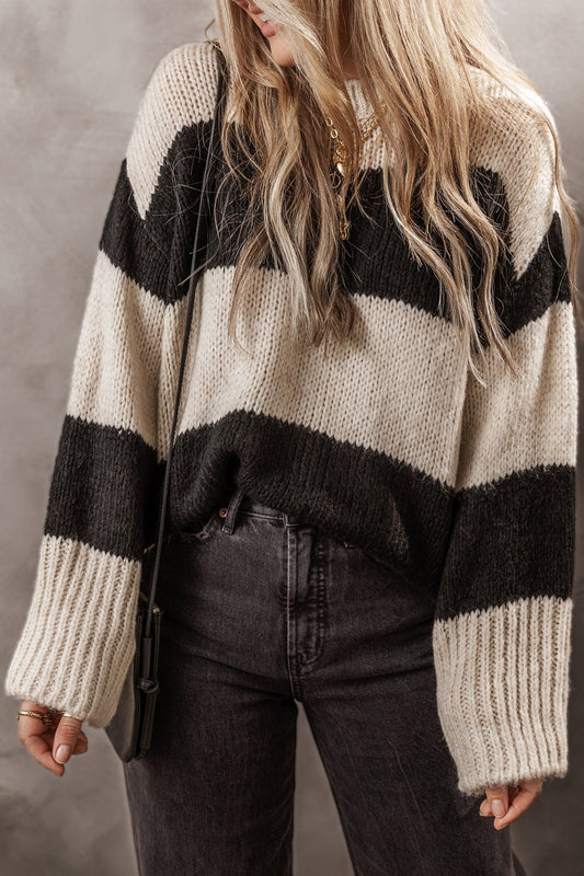 Kasey Color Block Sweater