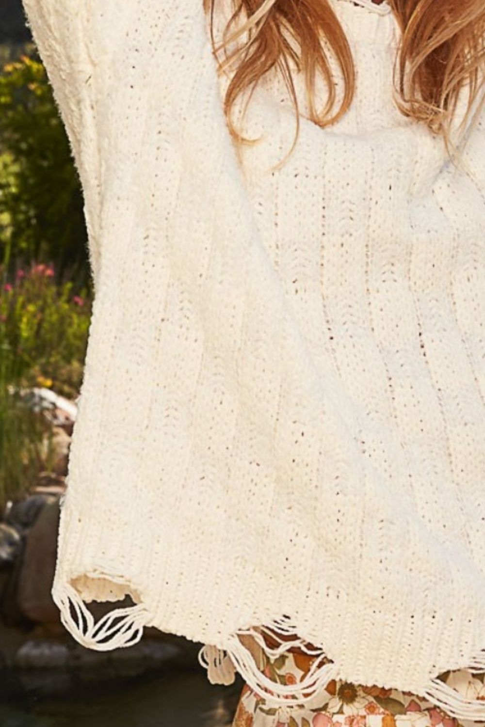 Aubree Distressed Sweater