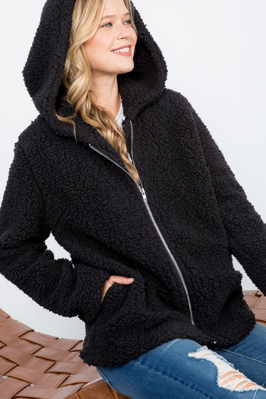 Penelope Sherpa Hoodie