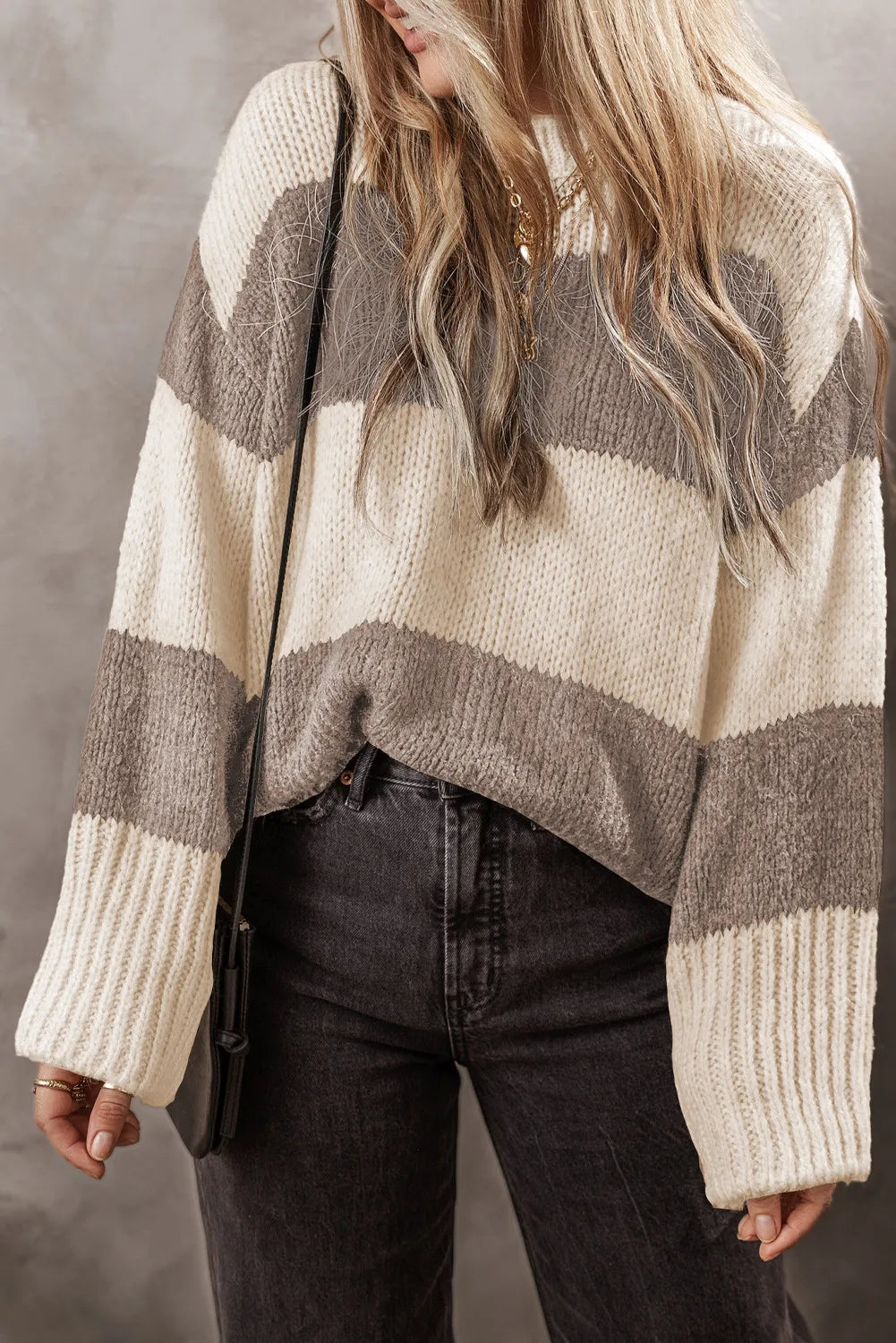 Kasey Color Block Sweater