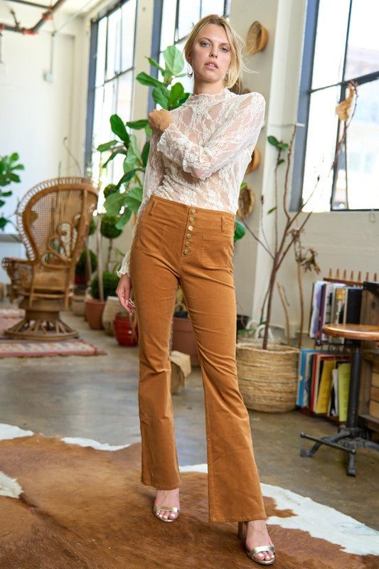 Sunshine Corduroy Flare Pants