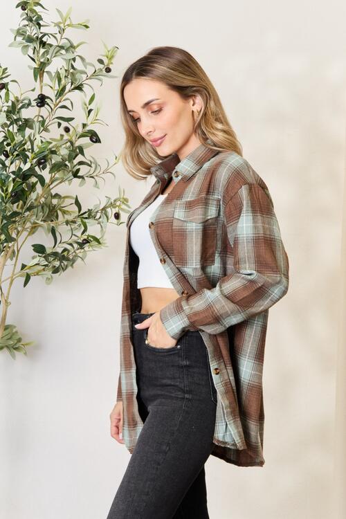 Poppy Plaid Shirt