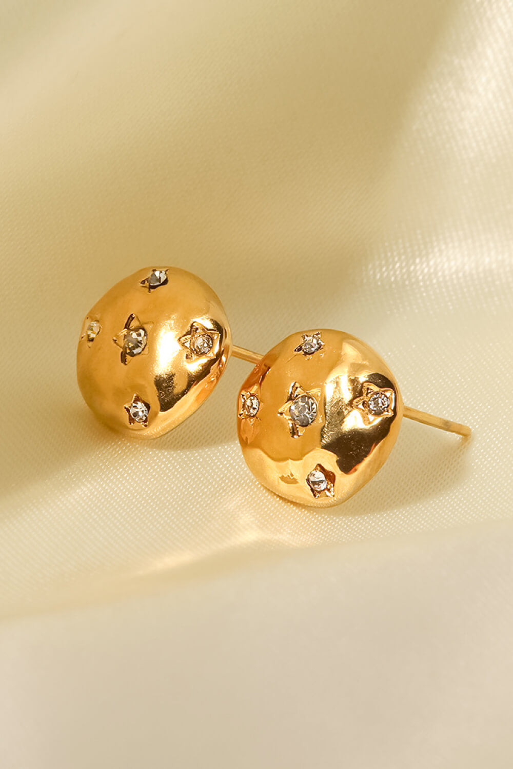 Cecilia 18K Gold-Plated Cubic Zirconia Stud Earrings