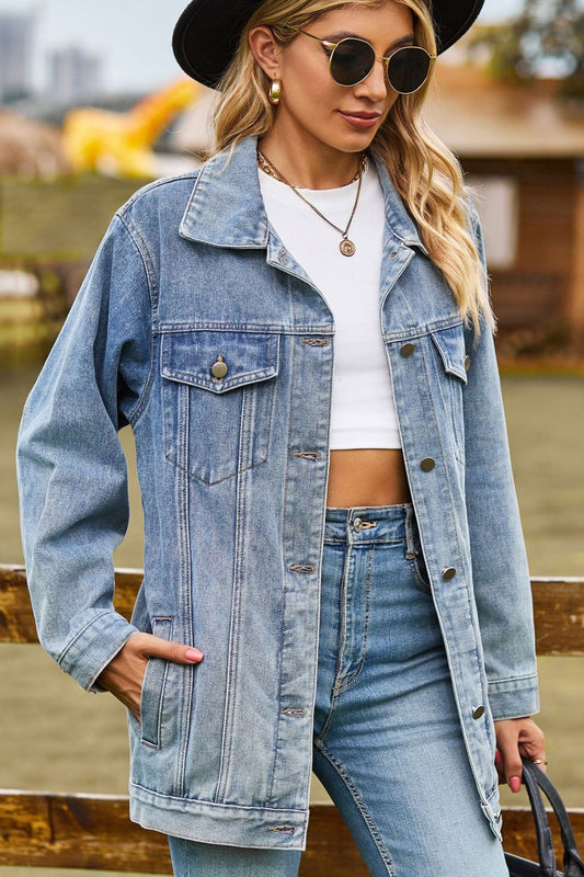 Penny Denim Jacket with Pockets