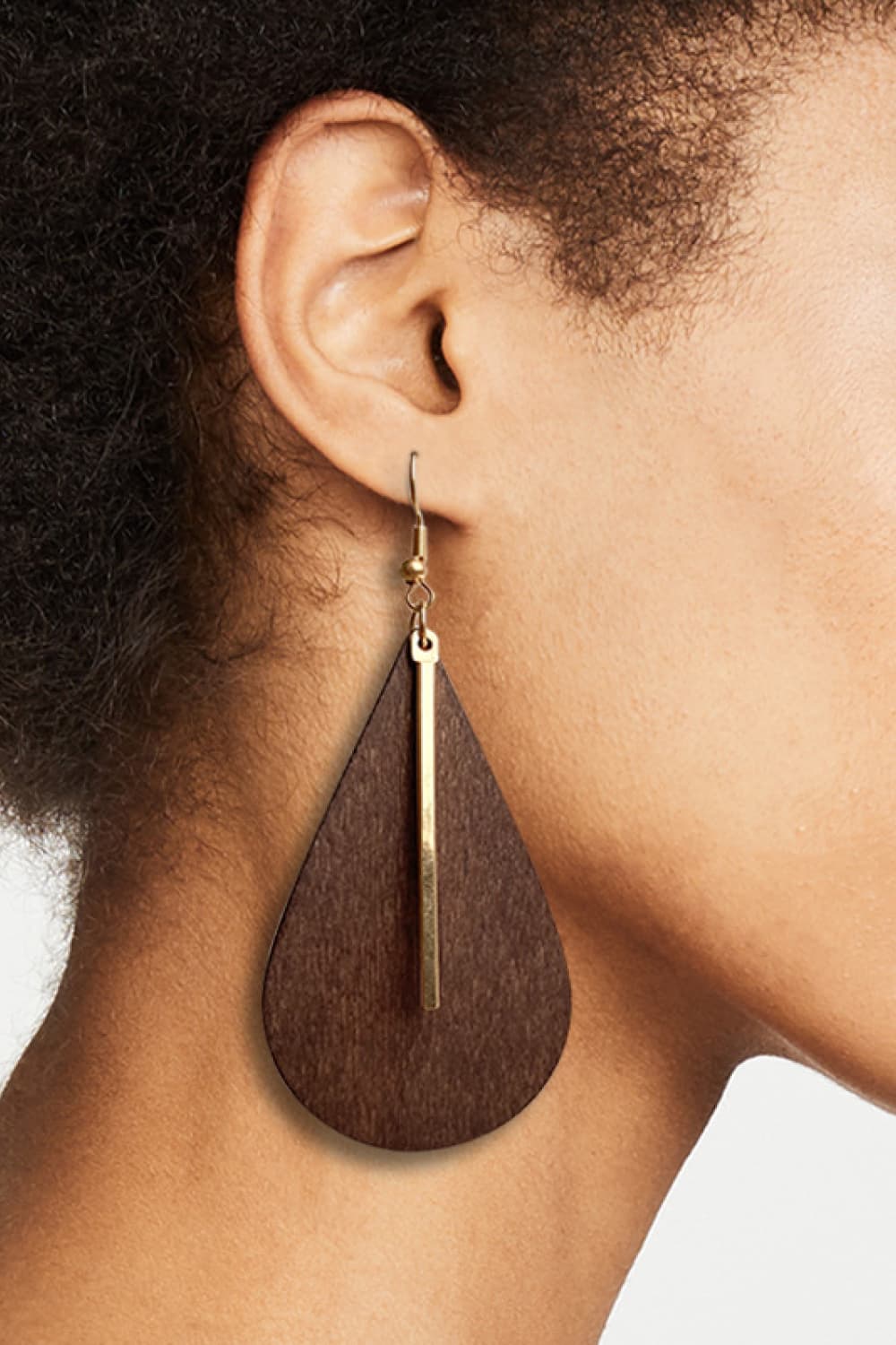 Abigail Geometrical Wooden Earrings