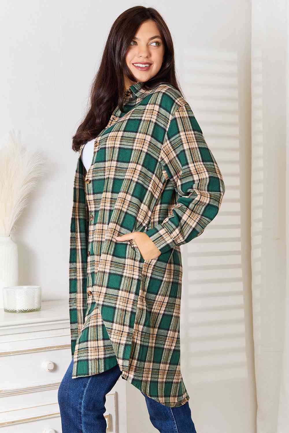 Dorrie Plaid Long Sleeve Shirt