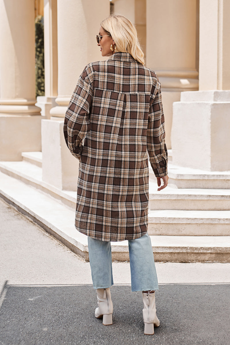 Lynndie Plaid Long Sleeve Shirt