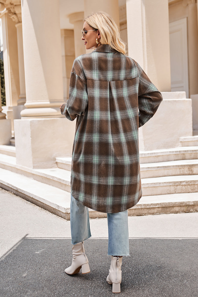 Lynndie Plaid Long Sleeve Shirt