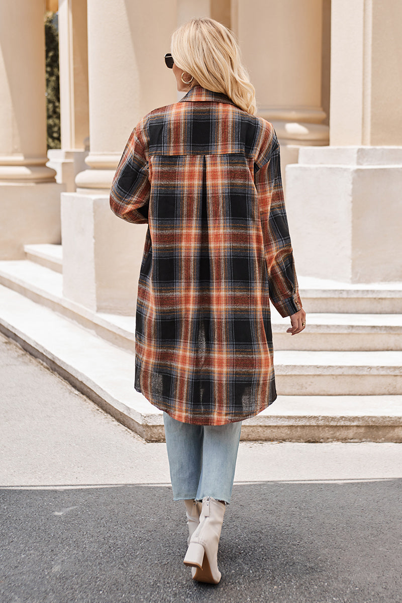 Lynndie Plaid Long Sleeve Shirt